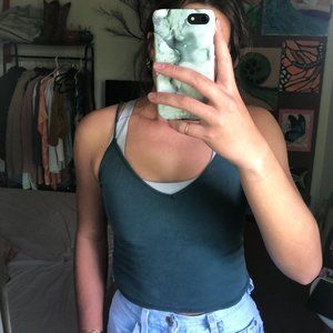 John Galt Forest Green Cami Tank Top